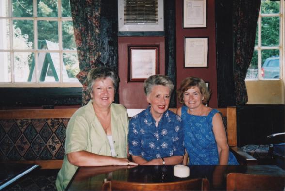 Three cousins at the Chequers.